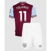 West Ham United Niclas Fullkrug #11 Hemmaställ Barn 2024-25 Korta ärmar (+ Korta byxor)